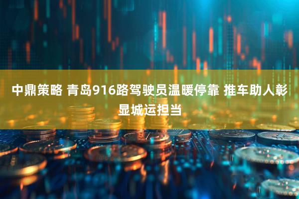 中鼎策略 青岛916路驾驶员温暖停靠 推车助人彰显城运担当
